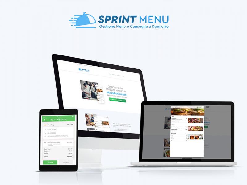 SprintMenu.it gestione ordini e consegne a domicilio